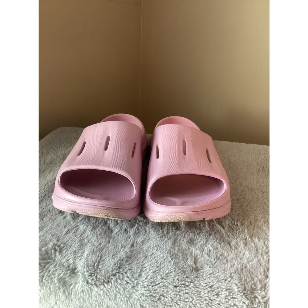 Hoka One One Ora Recovery Slide 3 Sandals Comfort Women's Pink Size M8/W10 - Picture 3 of 10